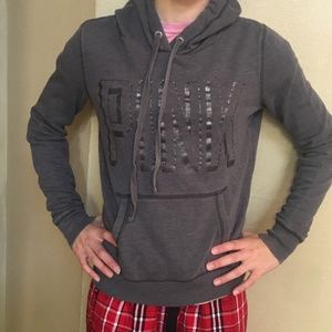 PINK Victoria's Secret Hoodie  Grey Logo xs